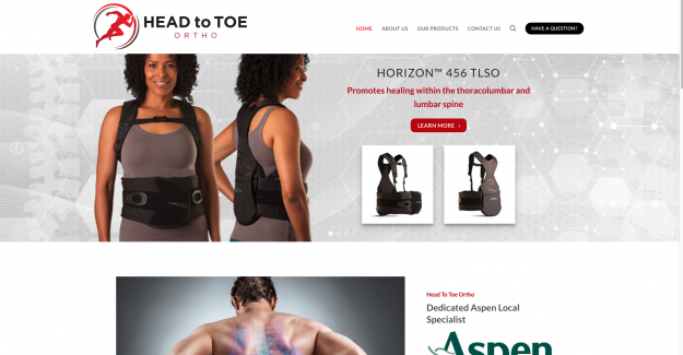 New Website Launch: Head to Toe Ortho