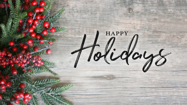 Happy,Holidays,Text,With,Holiday,Evergreen,Branches,And,Berries,In Happy Holidays and Happy New Year from Cox Group!