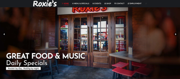Roxie’s Roadhouse New Website