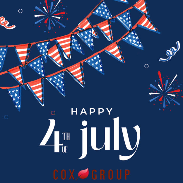 Cox Group Wishes you a Happy Independence Day Cox Group Wishes you a Happy Independence Day