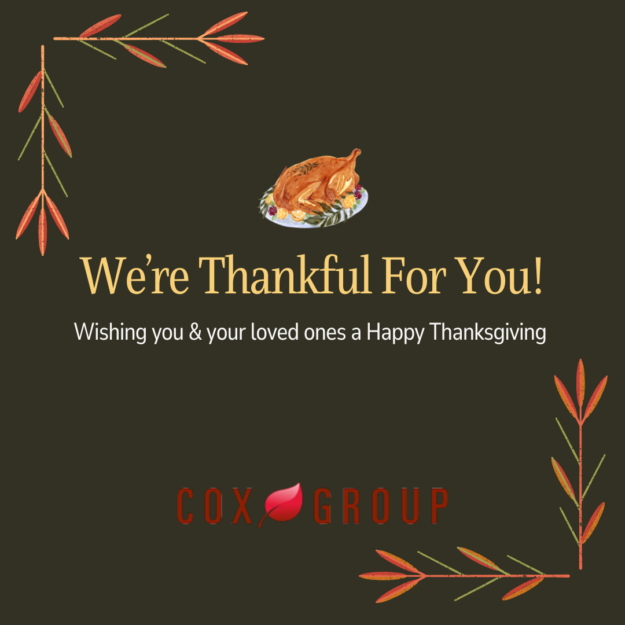 Cox Group thanksgiving 2024